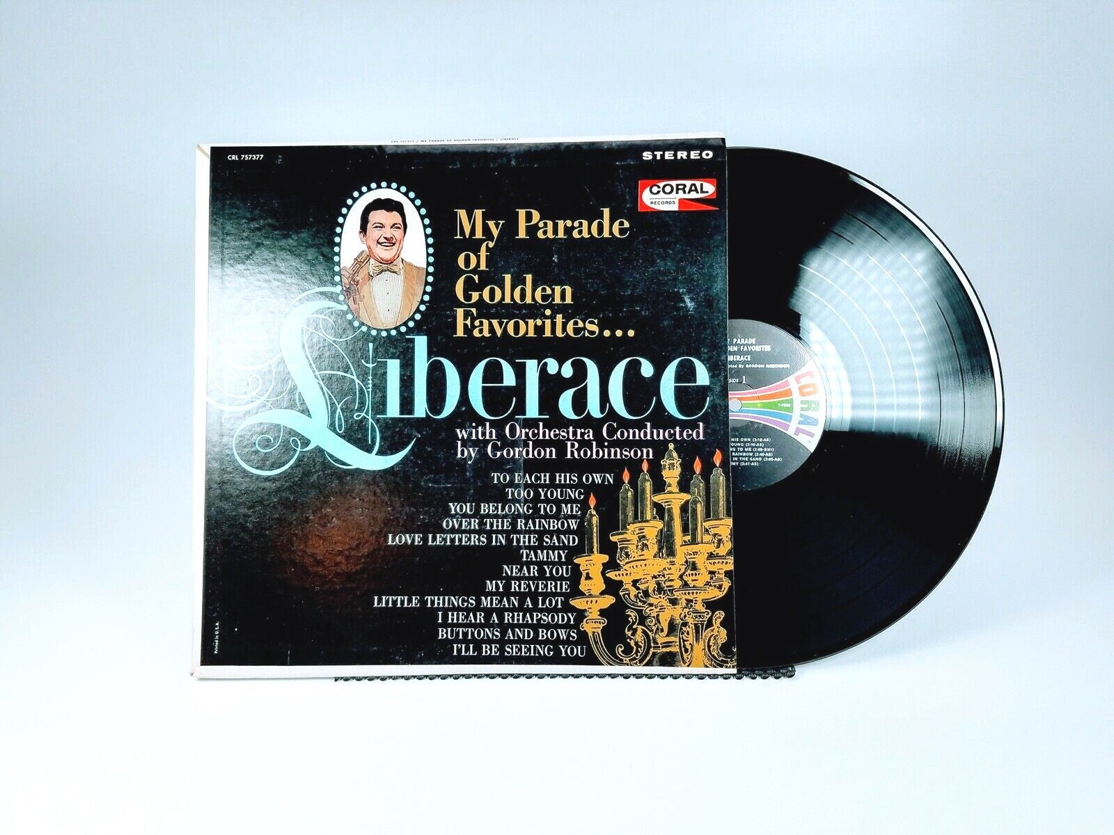 Lot of 4 LIBERACE Vinyl LP Record Albums, HS11175, PAS-1009, VL73821 & 6137
