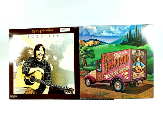Lot of 2 Don Fancisco LPs - The Traveler & Forgiven VG+/NM