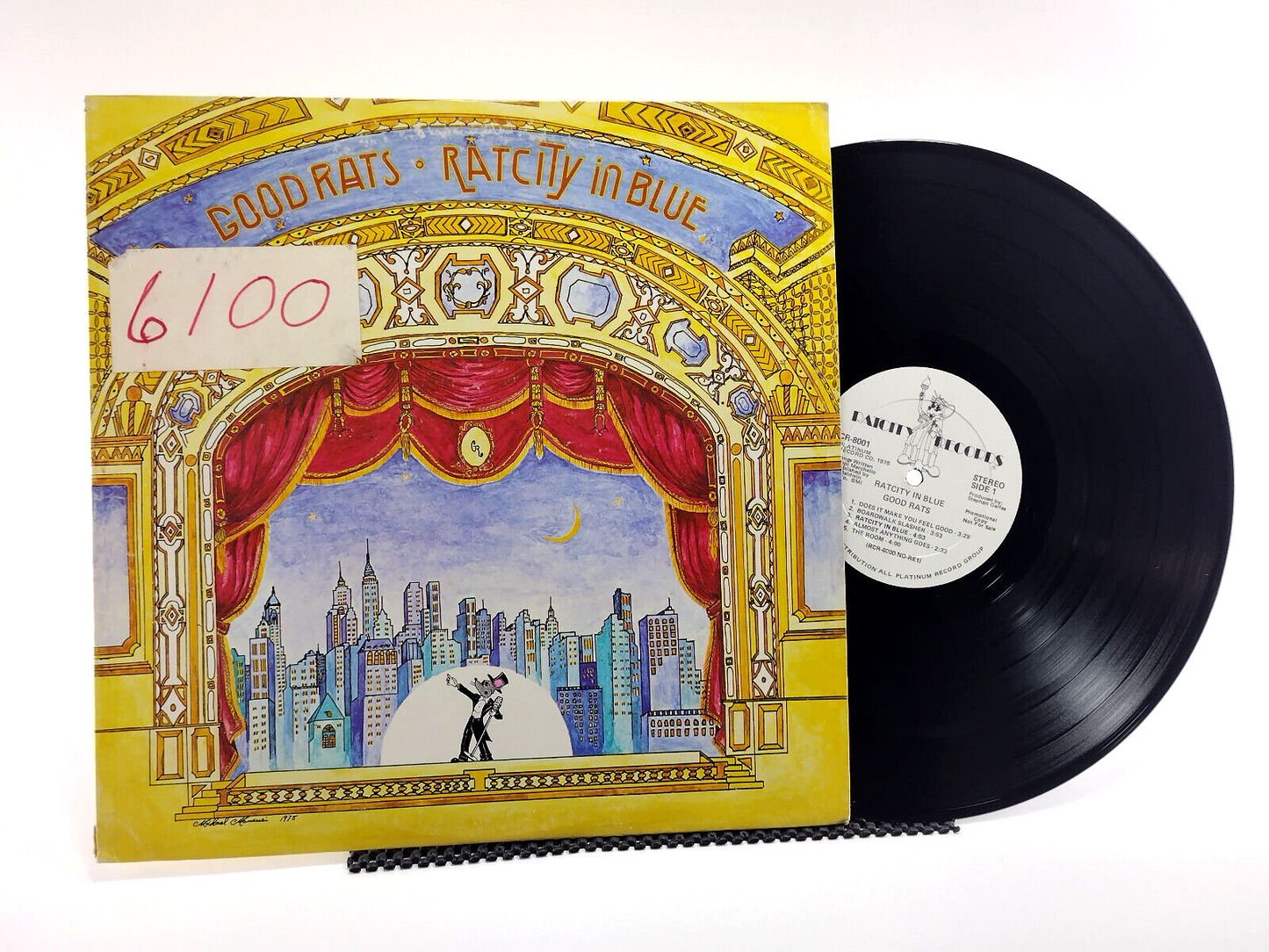 Good Rats - Ratcity In Blue - PROMO COPY #6100! Vinyl, LP