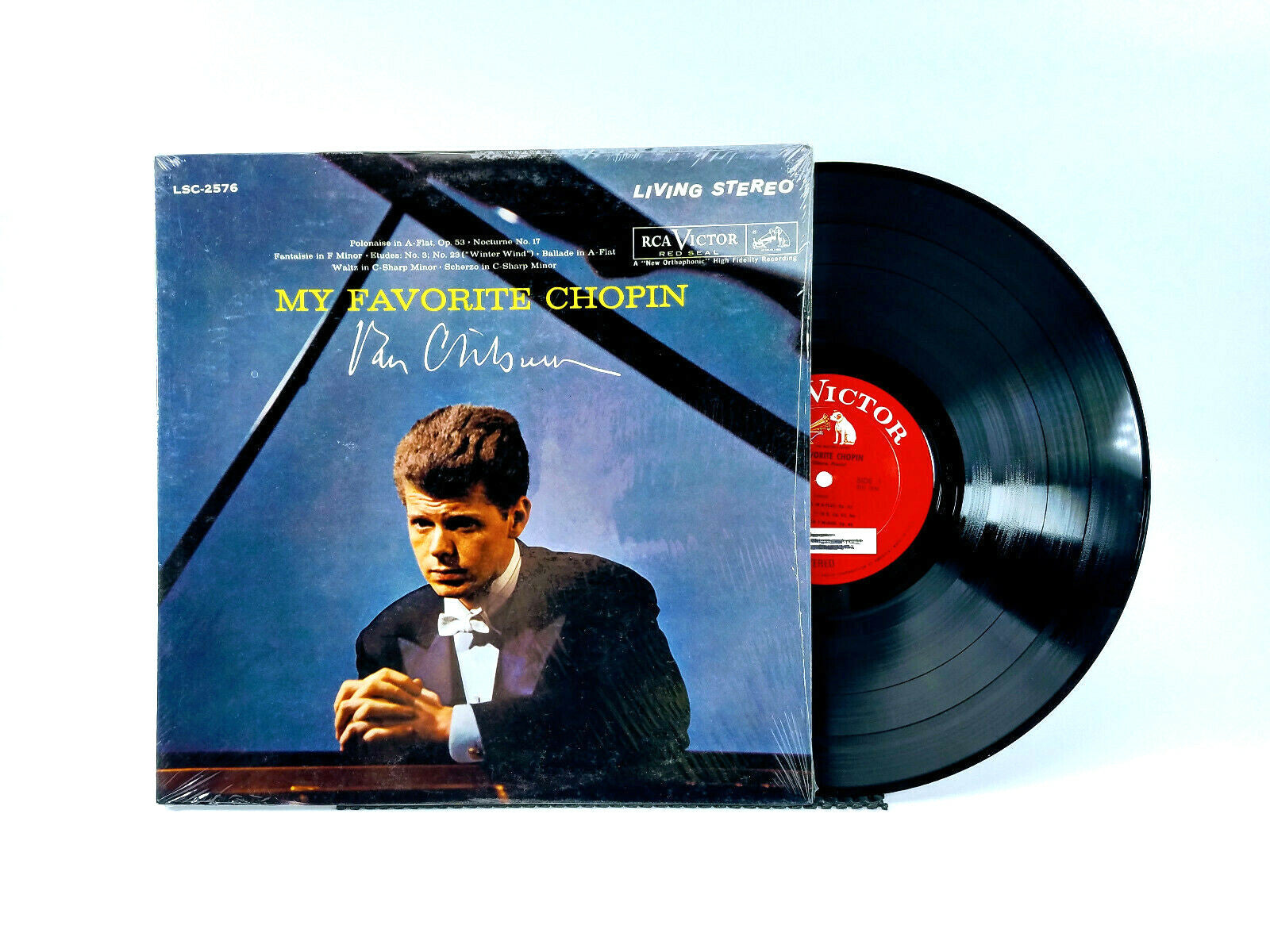 Lot of 2 Van Cliburn LPs -  My Favorite Chopin & Beethoven*, Mozart*