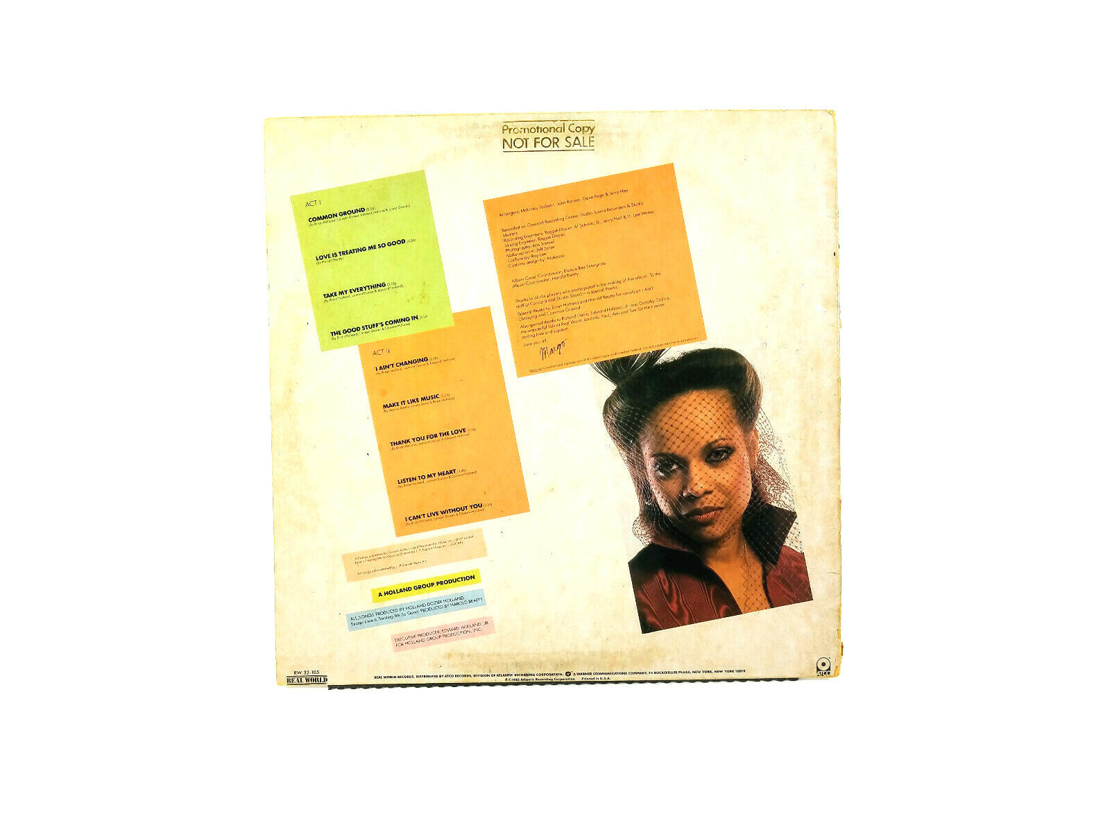Margo Michaels And Nitelite – PROMO COPY!  Real World Records (3) – RW 32-105 LP