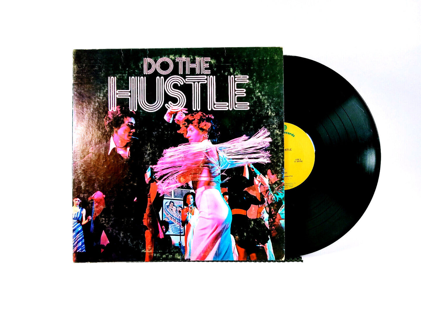 LOT OF 2 THE HUSTLE LPs VG+ - Cleaned w/ the Vinyl Vac!