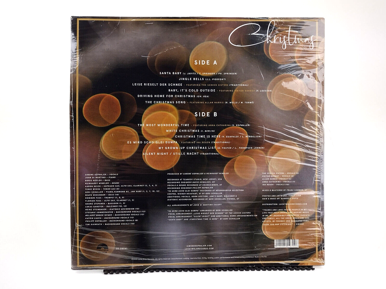 Simone Kopmajer - Christmas, Vinyl, LP - Loose Sealed Copy! Bend Marks