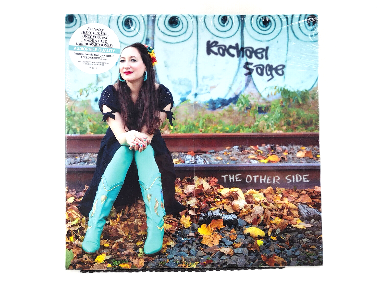 Rachael Sage - The Other Side, Deluxe Edition, Translucent Blue LP HYPE STICKER