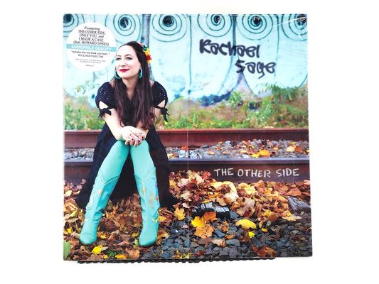 Rachael Sage - The Other Side, Deluxe Edition, Translucent Blue LP HYPE STICKER