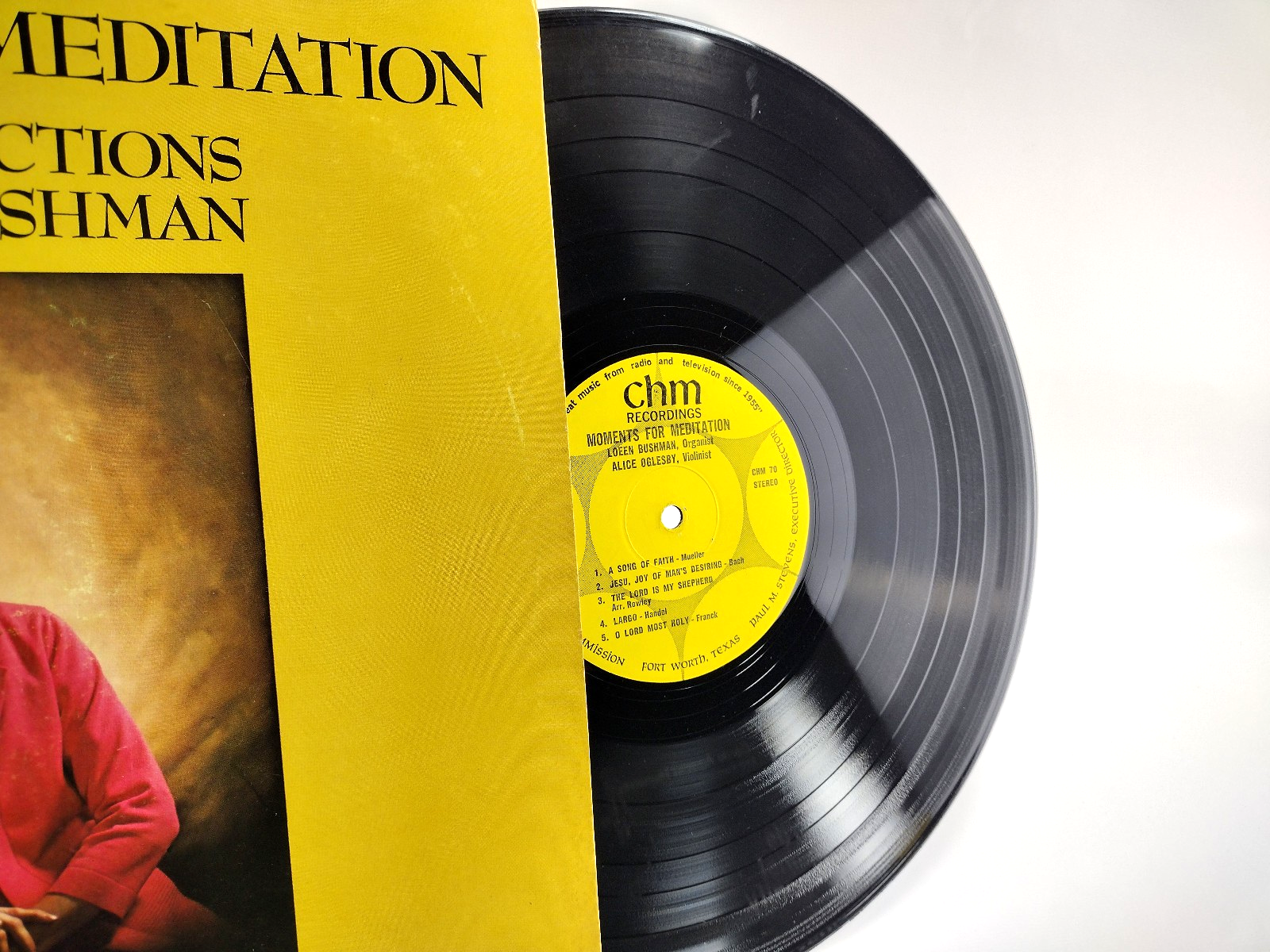 Loeen Bushman - Moments For Meditation, LP - Cleaned w/ Vinyl Vac!