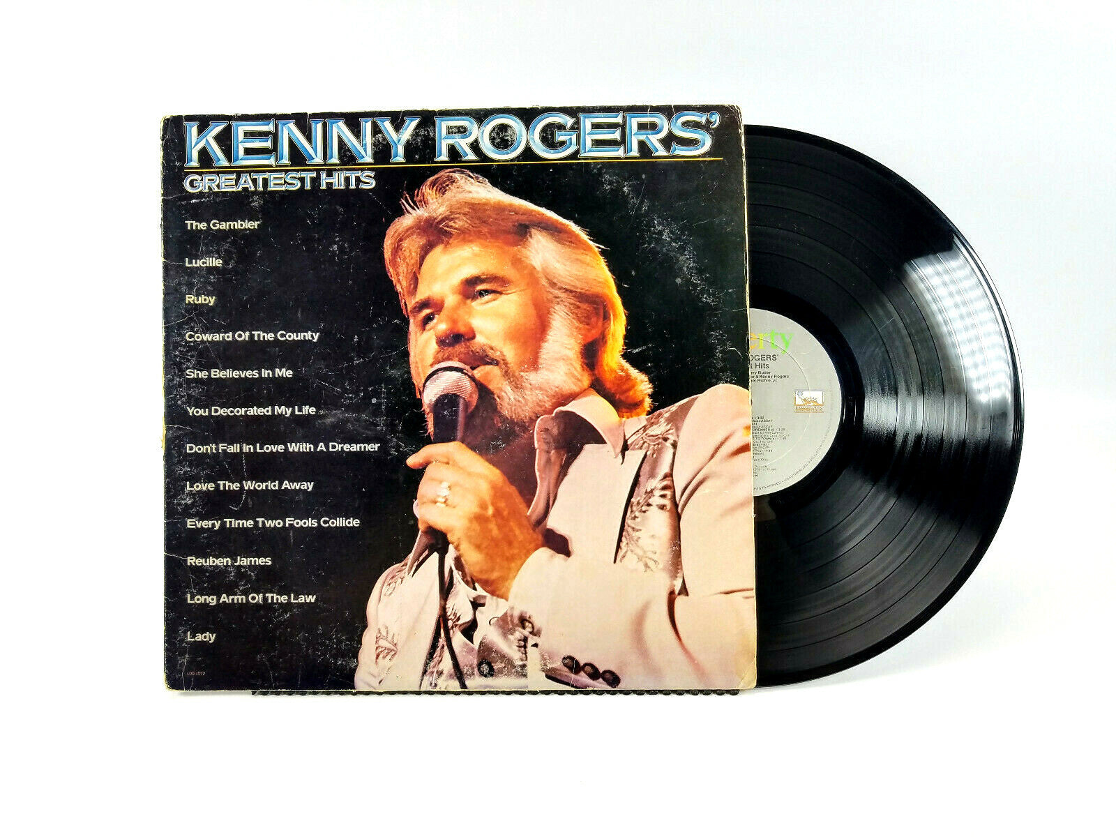 Lot of 3 Kenny Rogers LPs - Greatest Hits, Love Will... & Eyes That See In The..