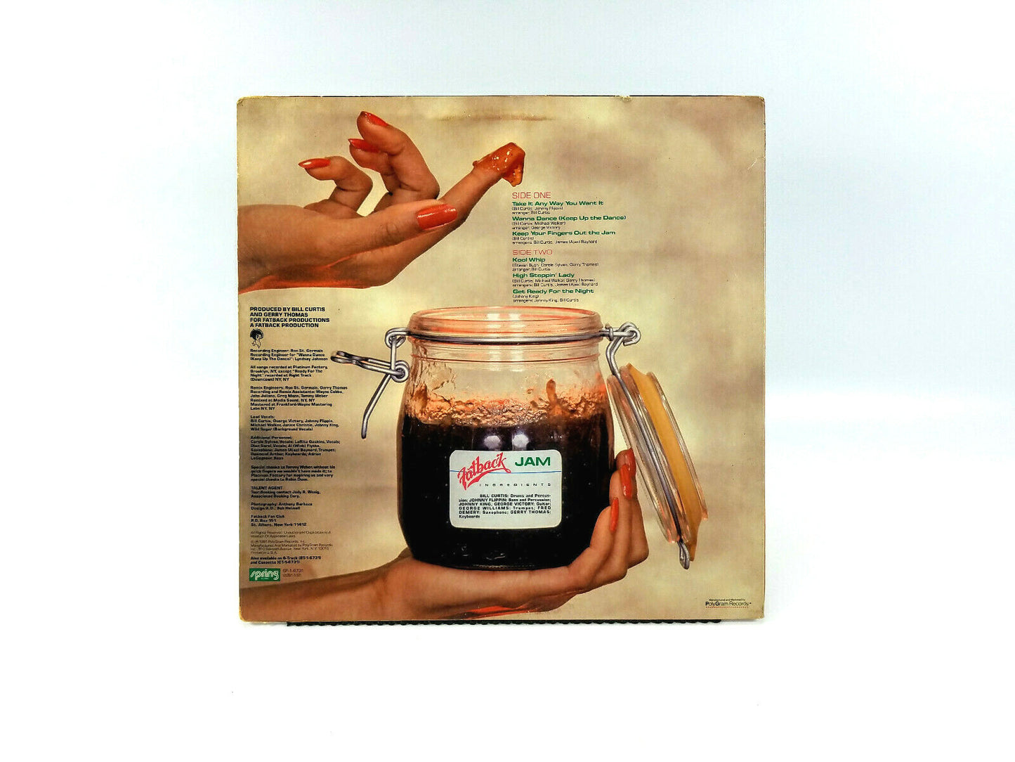 Fatback* – Tasty Jam  Spring Records, Polydor – SP-1-6731, 2391 512  LP