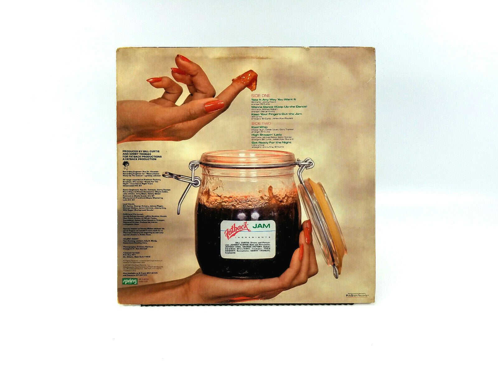 Fatback* – Tasty Jam  Spring Records, Polydor – SP-1-6731, 2391 512  LP