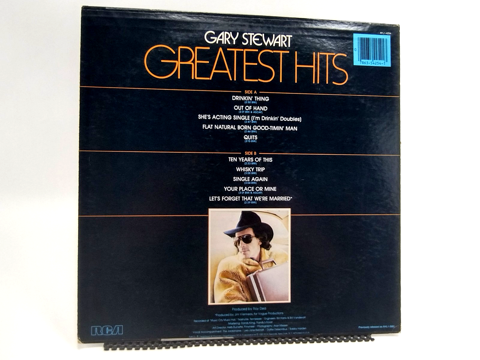 Gary Stewart - Greatest Hits LP - Cleaned w/ Vinyl Vac! AYL1-4254
