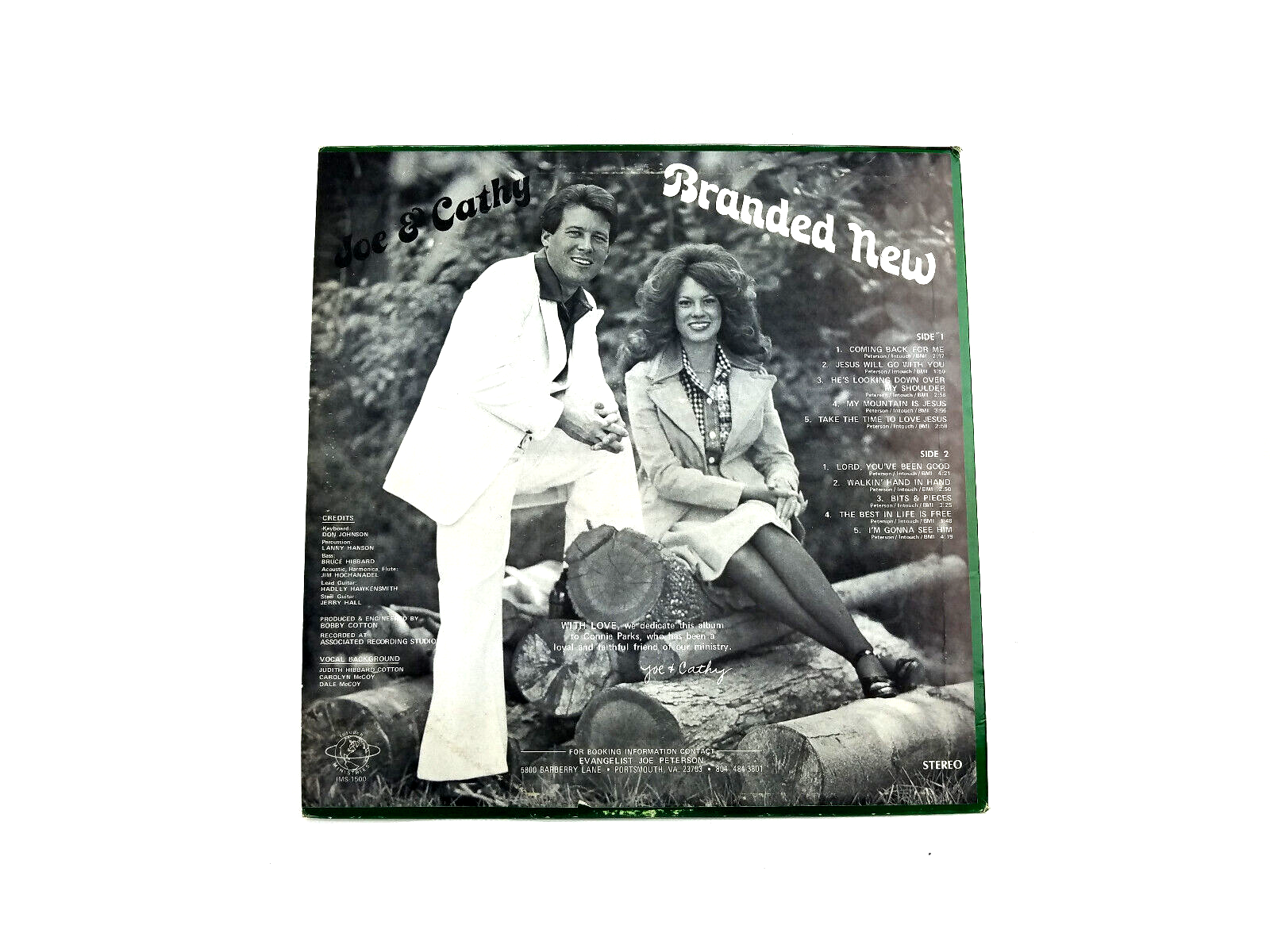 Joe & Cathy - Branded New Intouch Ministries IMS-1500 LP - NM