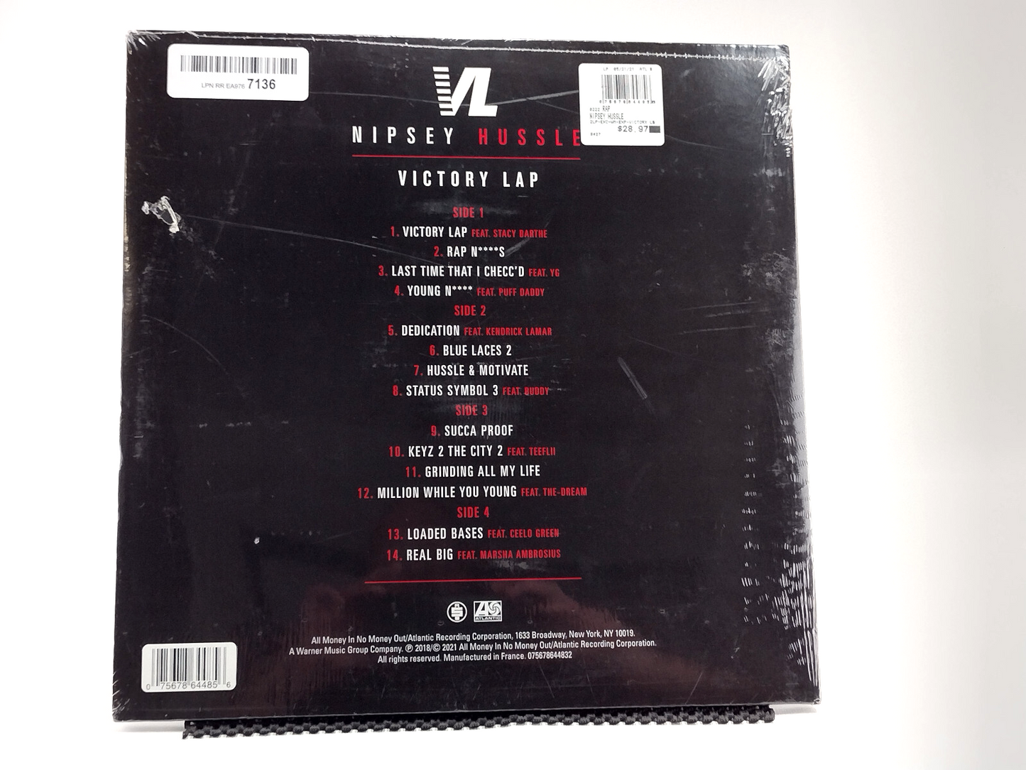 Nipsey Hussle - Victory Lap, Vinyl, 2xLP - Sealed Copy!
