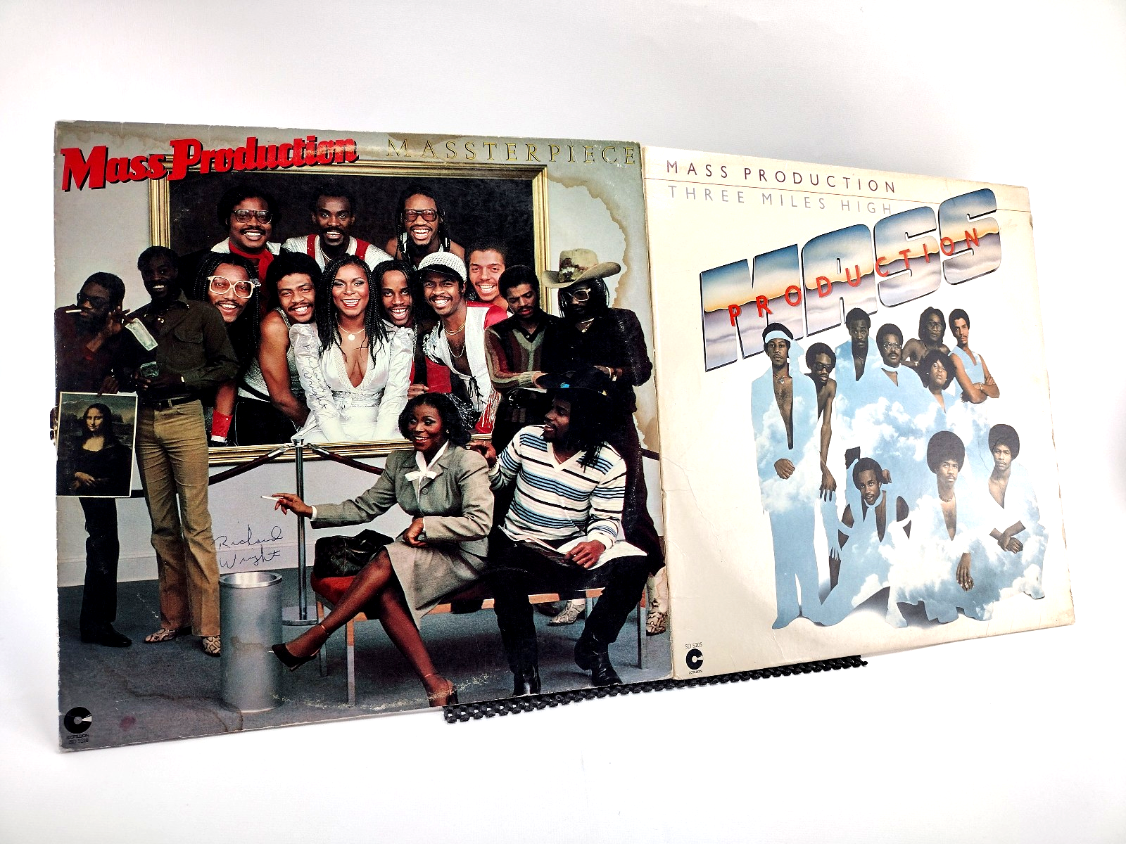 Lot of 2 Mass Production LPs - Masterpiece & Three Miles High - Cleaned!