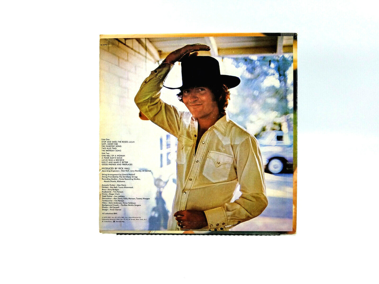 Mac Davis – Stop And Smell The Roses Columbia – KC 32582 LP