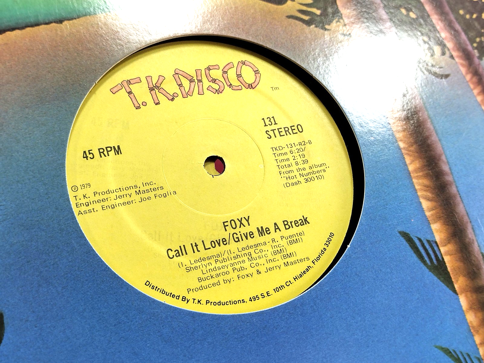 LOT OF 2 FOXY LPs (33 & 45PRM - PROMO), Cleaned w/ Vinyl Vac!
