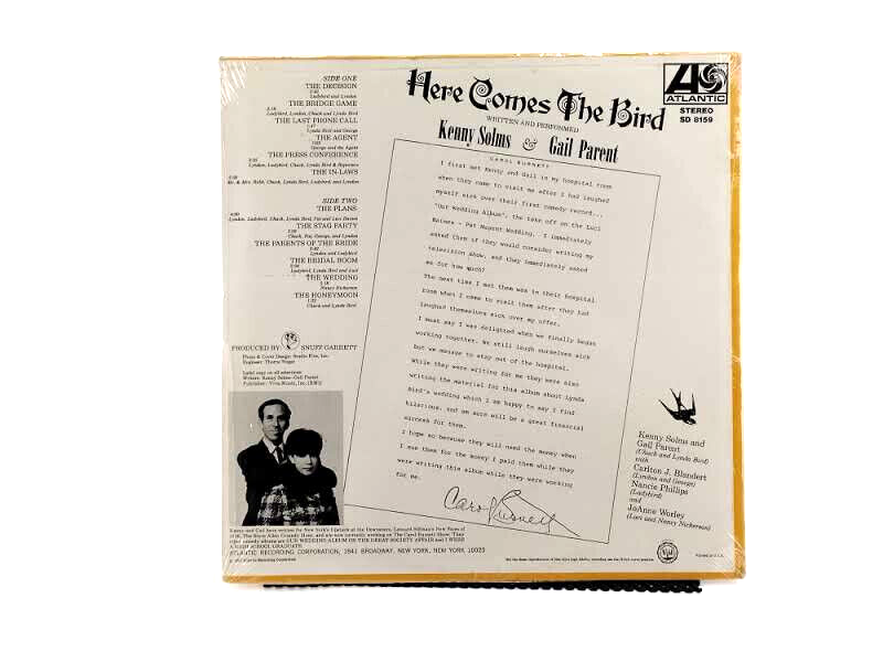 Kenny Solms & Gail Parent – Here Comes The Bird, Vinyl, LP, Sealed Copy!