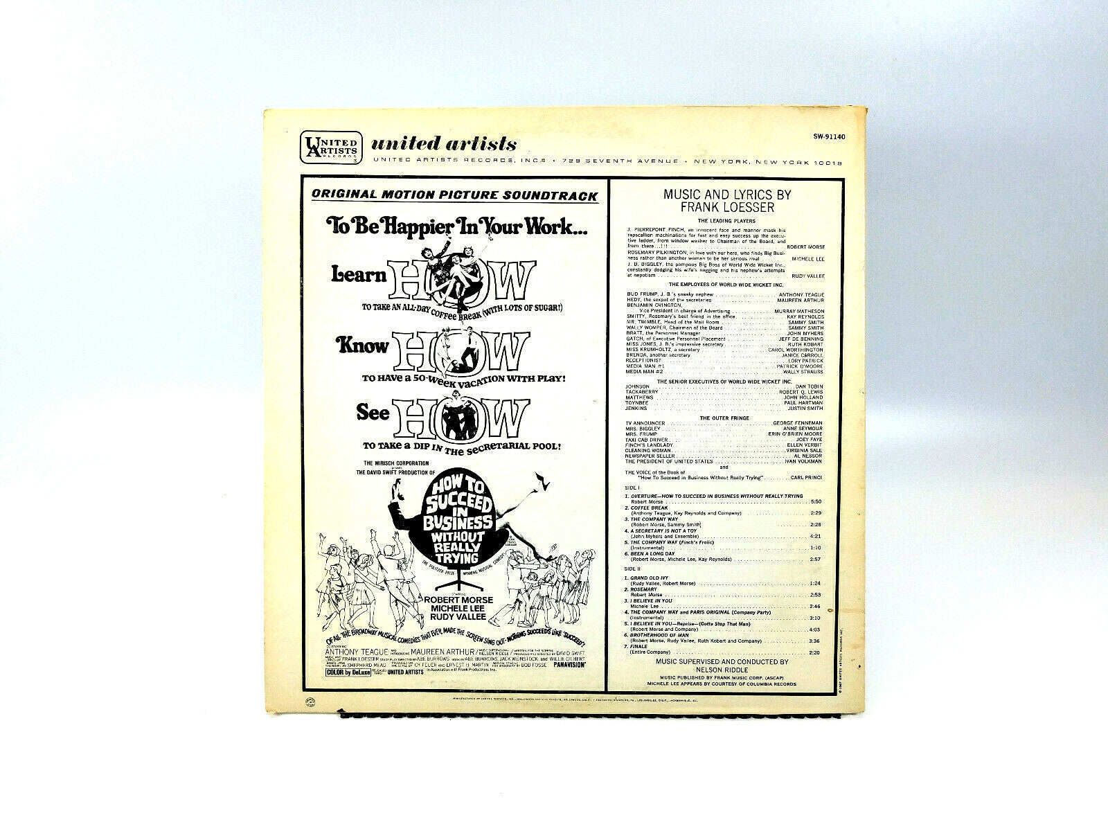 How To Succeed In Business Without Really Trying  SW91140 LP NM