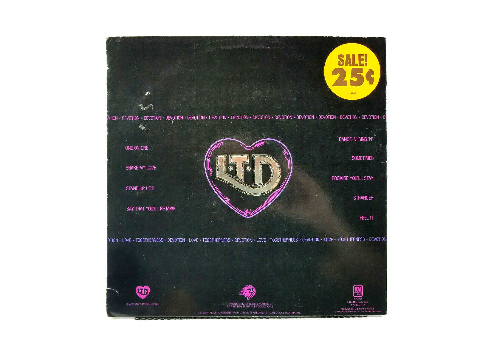 L.T.D. - Devotion LP SP-4771 SP-4771 VG+