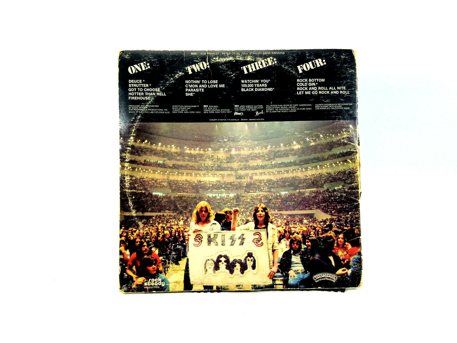 Kiss - Alive! - NBLP-7020-798 Vinyl, LP - NO BOOK or NO POSTER G+