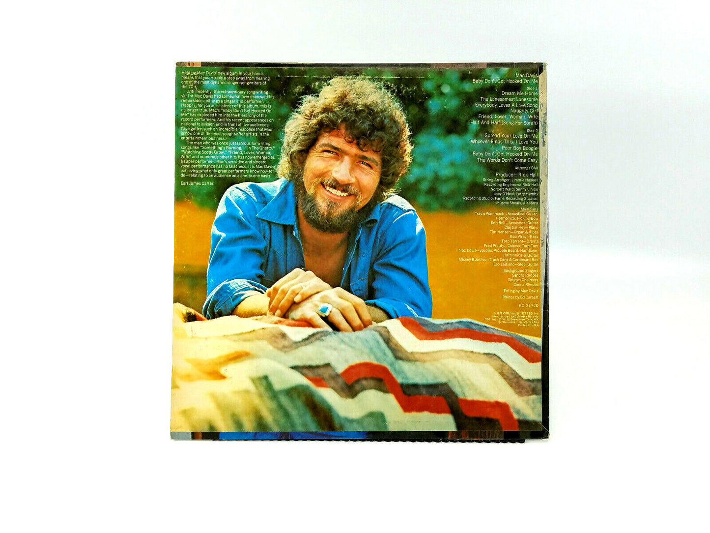 Lot of 3 Mac Davis LPs - VG+