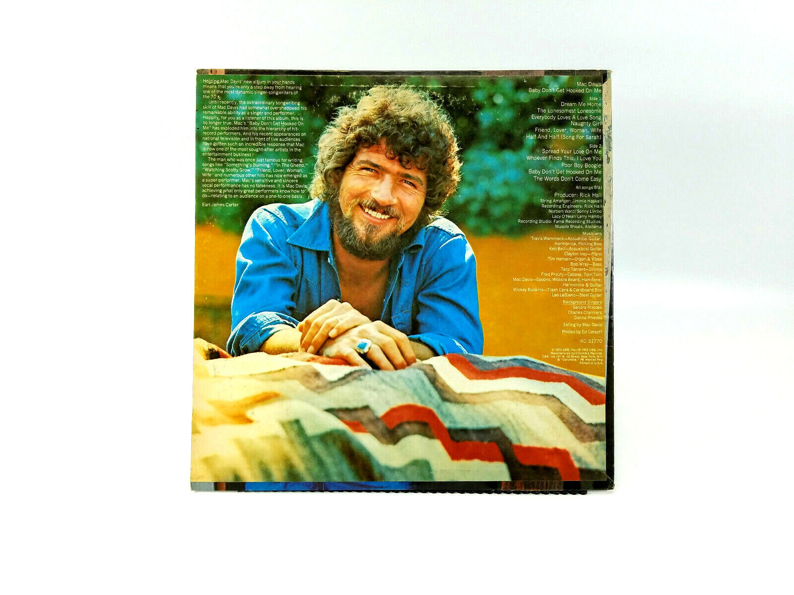 Lot of 3 Mac Davis LPs - VG+