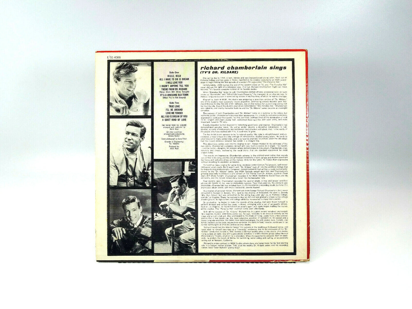 Richard Chamberlain - Richard Chamberlain Sings SE-4088 LP 1963 NM