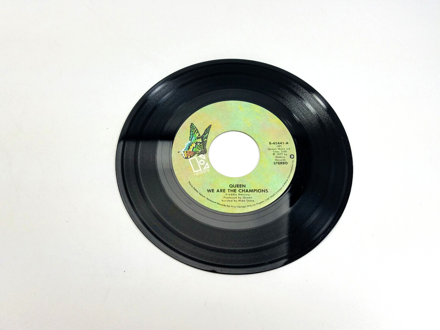 Queen - We Are The Champions / We Will Rock You E-45441  Vinyl, 7", Single, 45