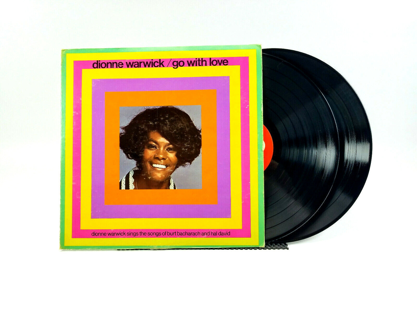 Lot of 2 Dionne Warwick LPs - Golden HIts Part 2 & Go With Love VG+