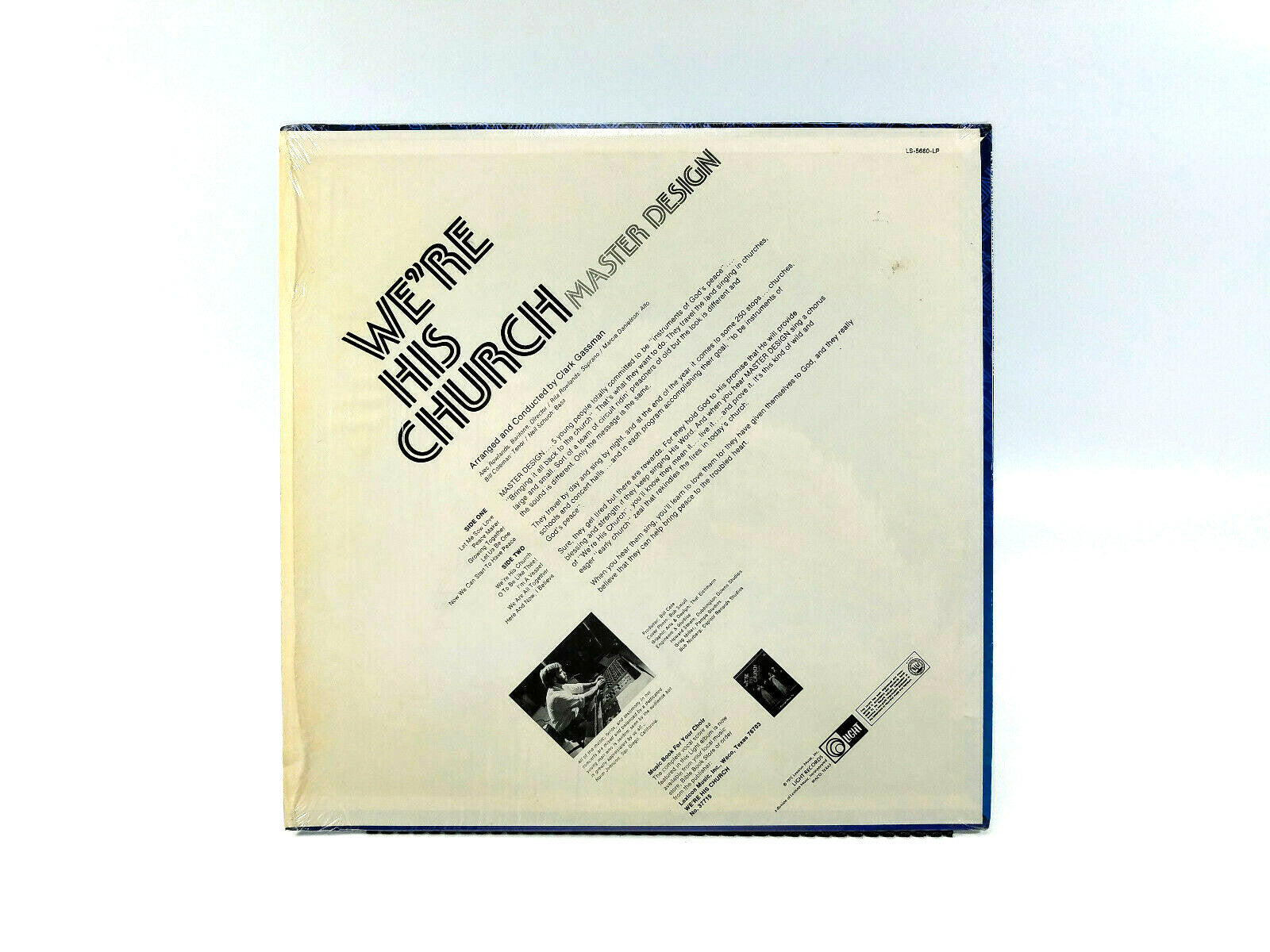Master Design - We're His Church   Light Records – LS-5660  Vinyl, LP