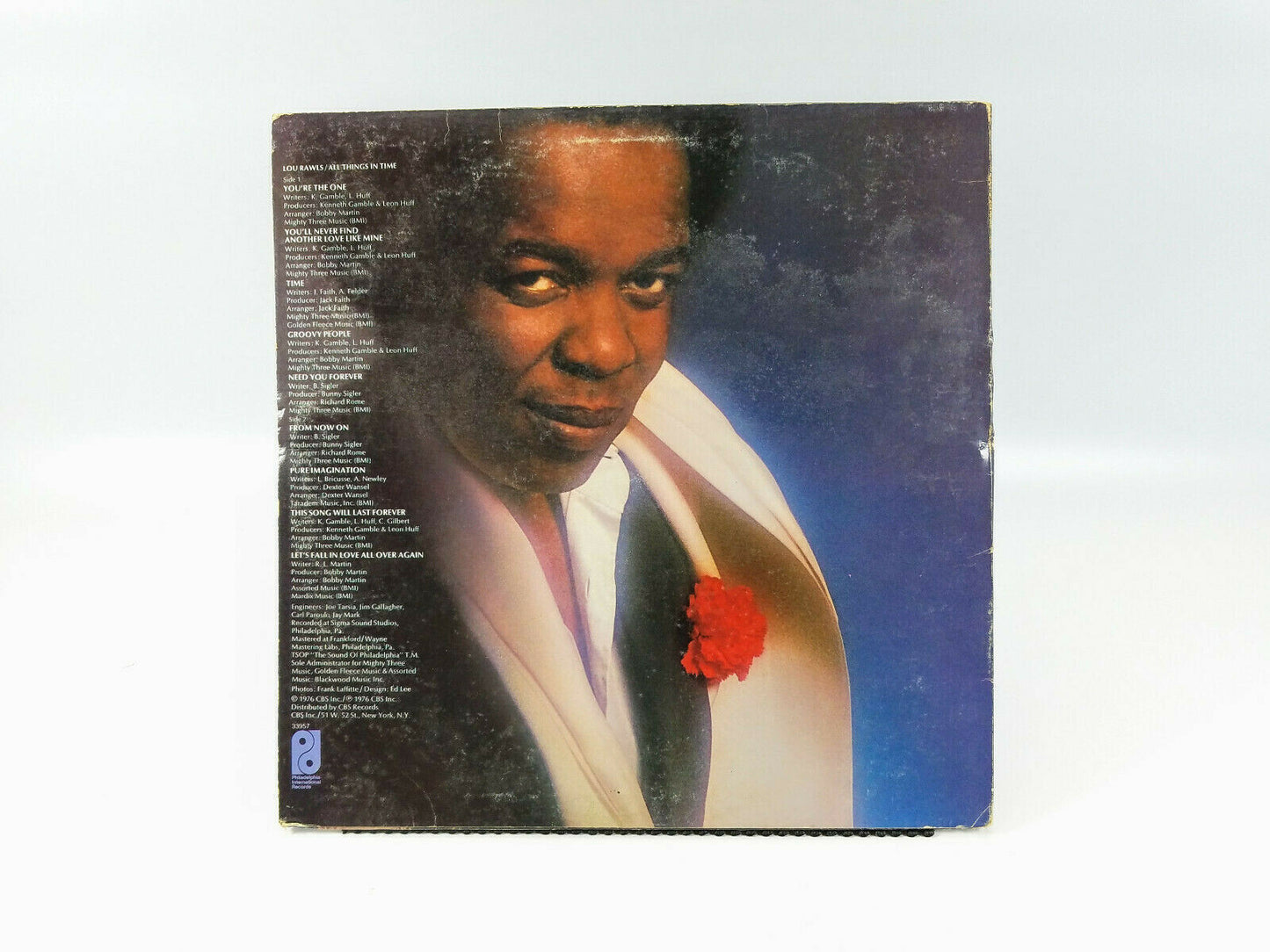 Lot of 2 Lou Rawls LPs - Unmistakably Lou & All Things In Time