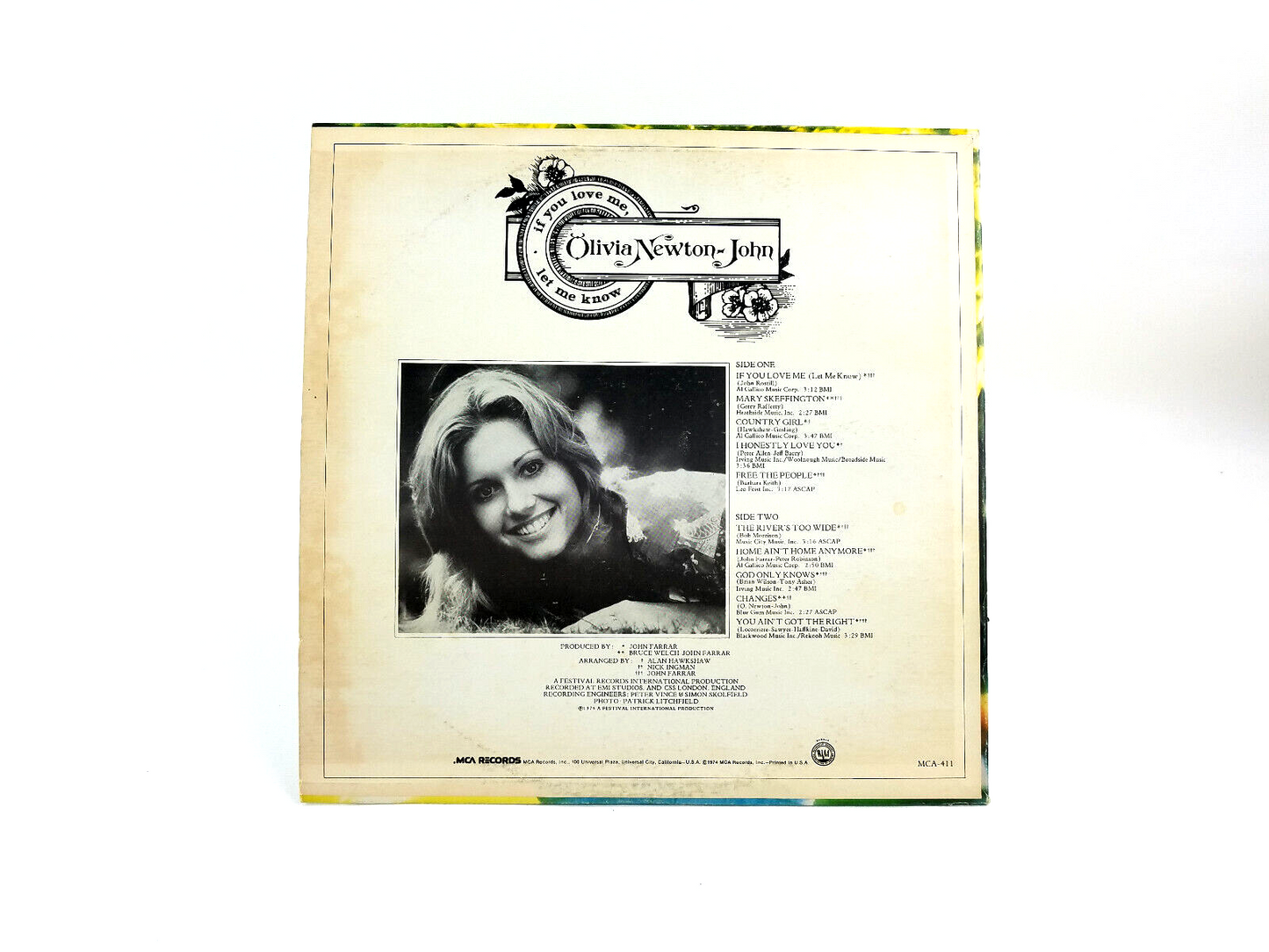 LOT OF 3 OLIVIA NEWTON-JOHN LPs