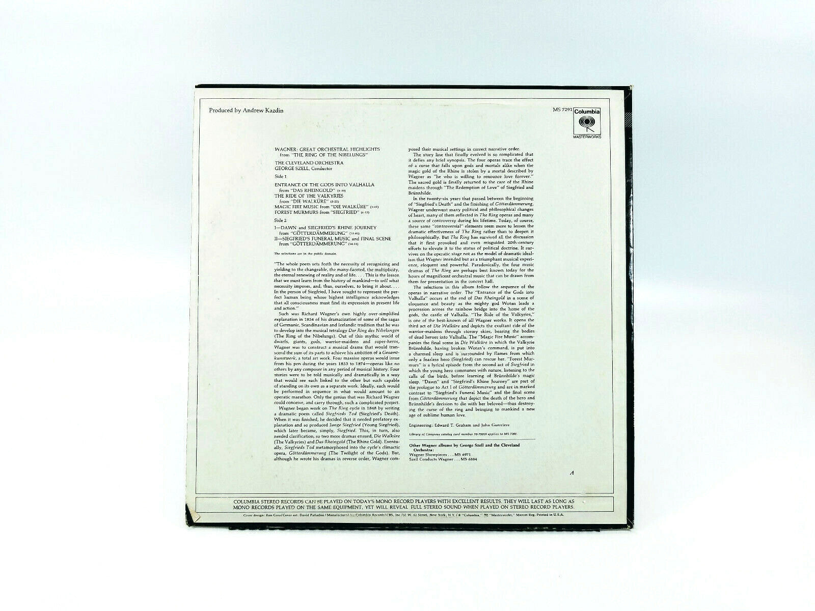 Szell/Wagner - Great Orchestral Highlights/Cleveland Orchestra | Vinyl LP | VG+