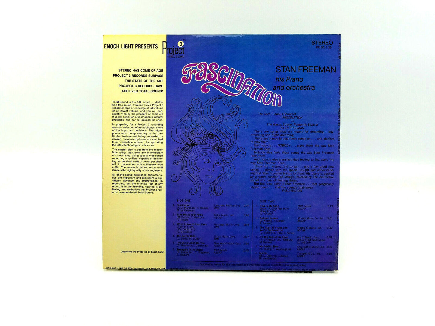 Stan Freeman, His Piano And Orchestra* - Fascination LP VG+