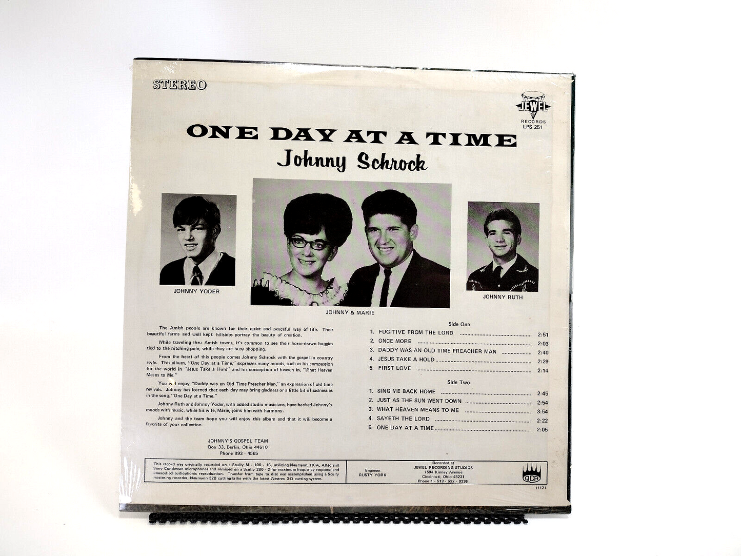 Johnny Schrock - One Day At A Time, Vinyl, LP - SEALED COPY!