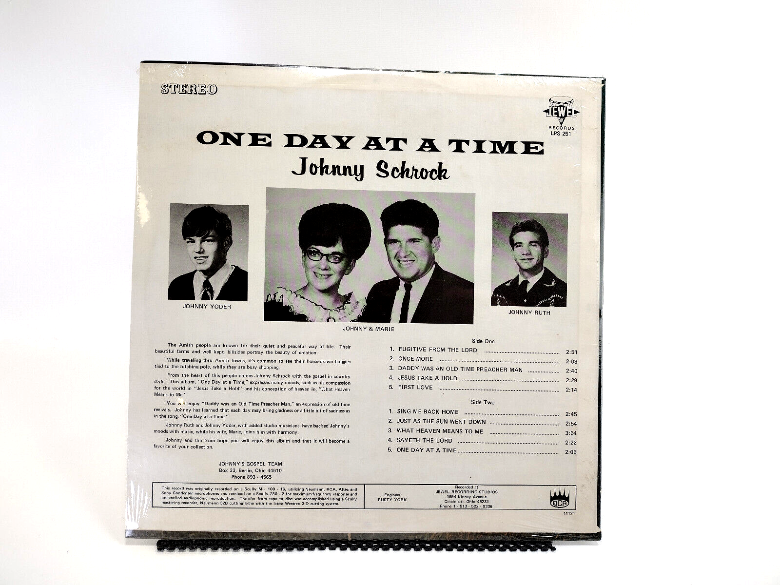 Johnny Schrock - One Day At A Time, Vinyl, LP - SEALED COPY!