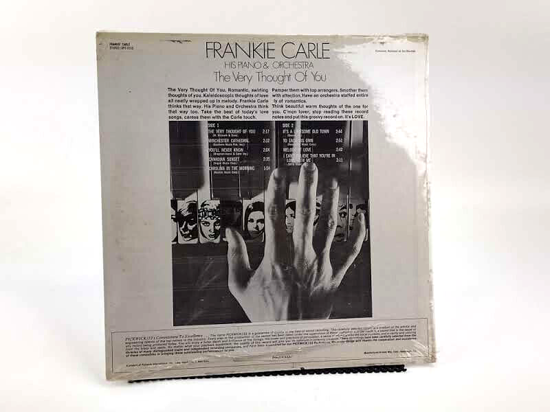 Frankie Carle His Piano & Orchestra* - The Very Thought Of You LP - Sealed Copy!