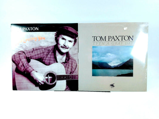 Lot of 2 Tom Paxton LPs - And Loving You - NM & Even A Gray Day - Sealed Copy!