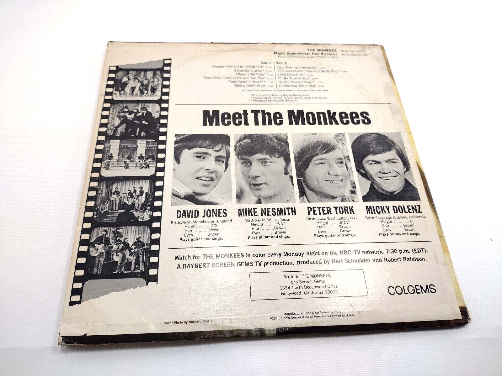 LOT OF 2 MONKEES LPs - The Monkees & Headquarters