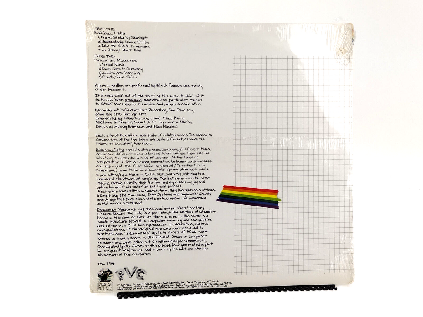 Patrick Gleeson - Rainbow Delta, Vinyl, LP, Sealed Copy!