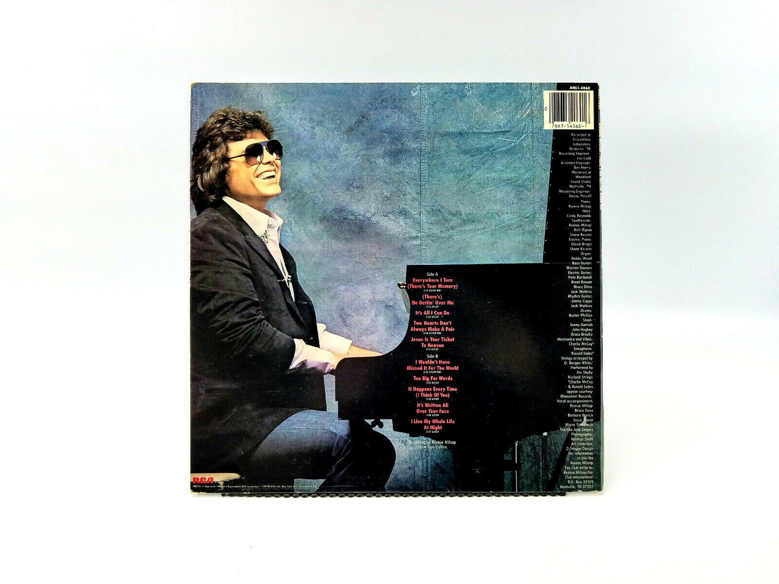 Lot of 3 Ronnie Milsap LPs - 20 20 Vision, Believe It & There's No Gettin Over..