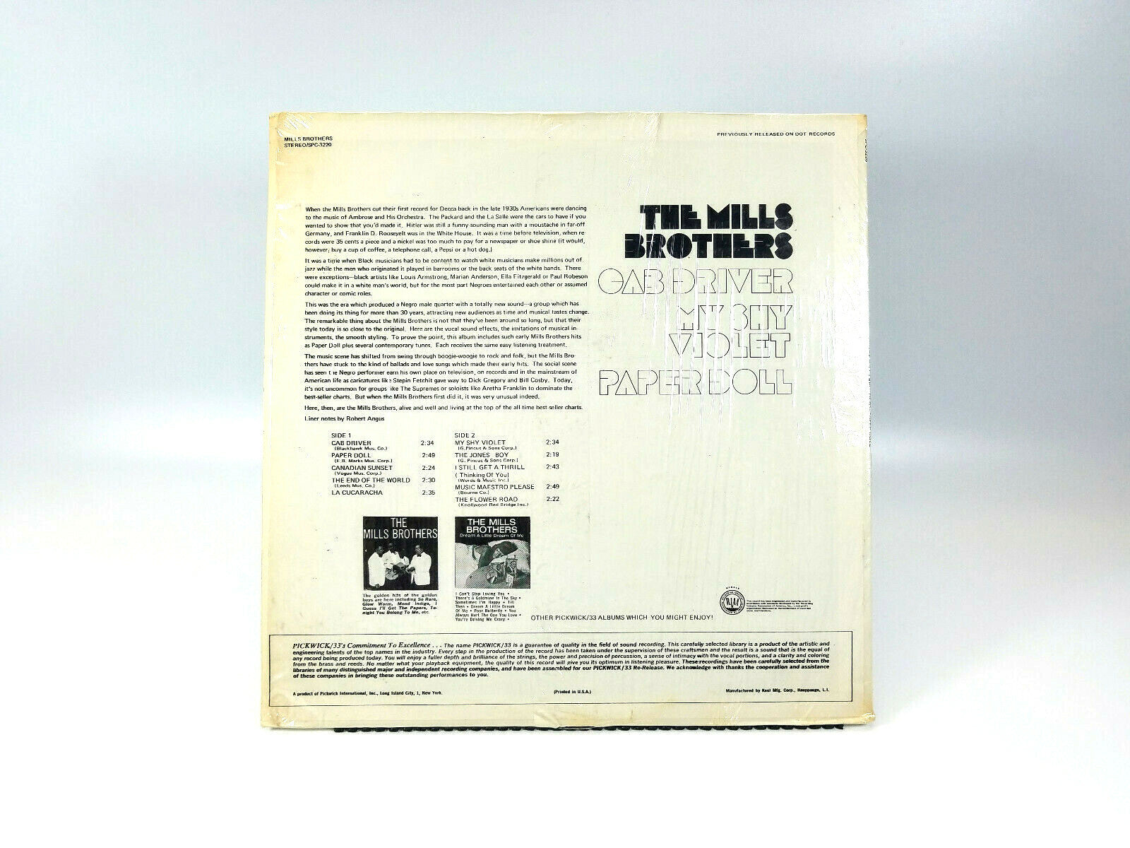 Lot of 3 Mills Brothers LPs