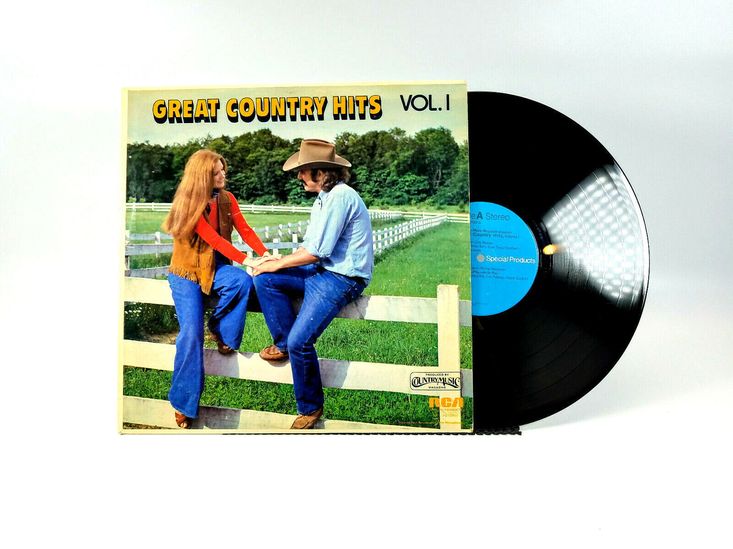 Lot of 2 Country Hits LPs - Various Artists