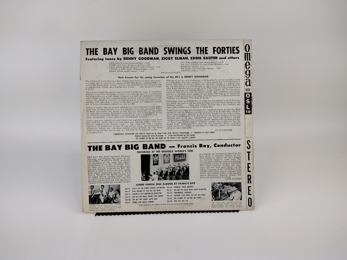 Francis Bay And His Orchestra* - Benny Rides Again     Omega Records – OM-1019
