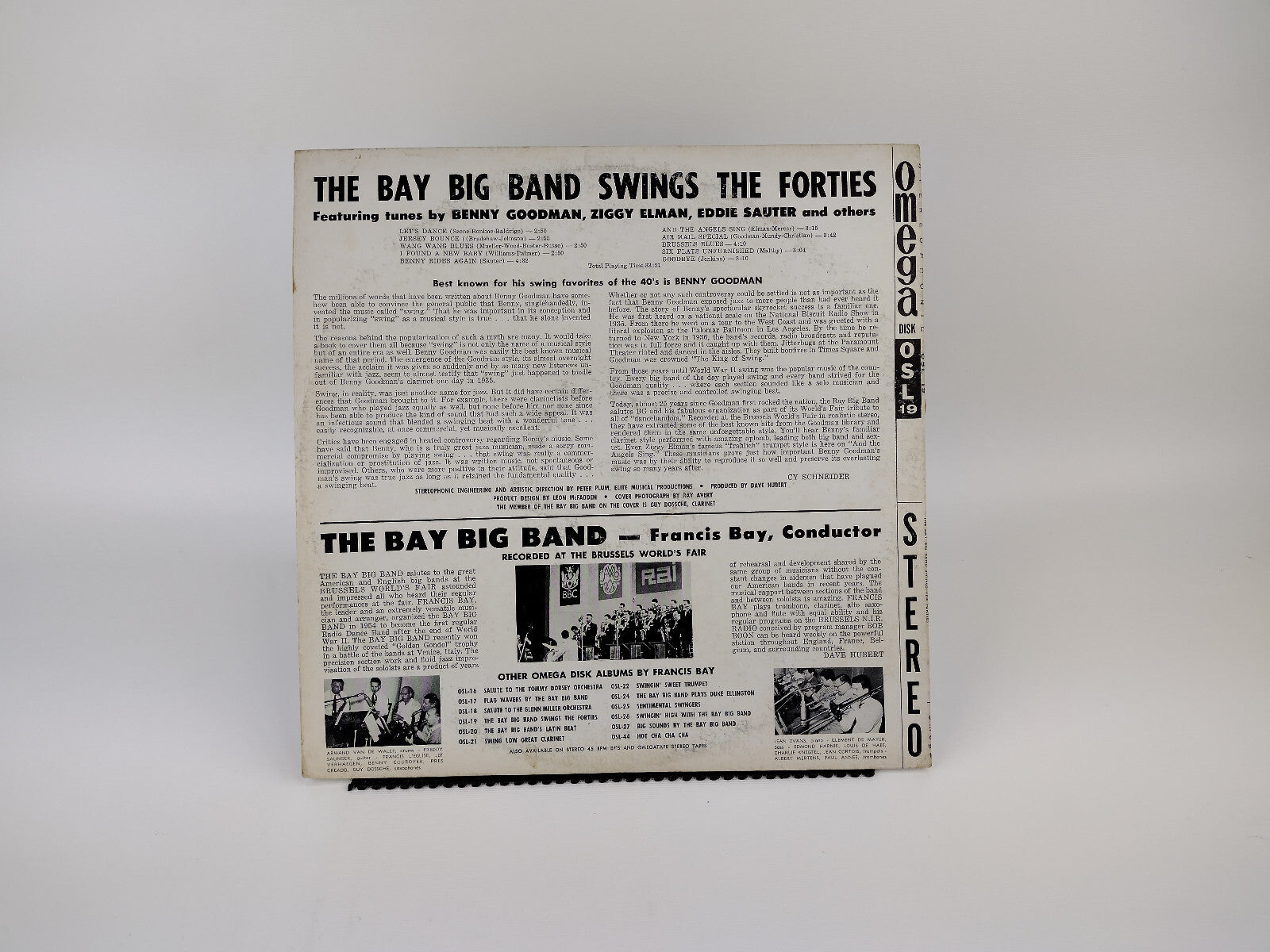 Francis Bay And His Orchestra* - Benny Rides Again     Omega Records – OM-1019