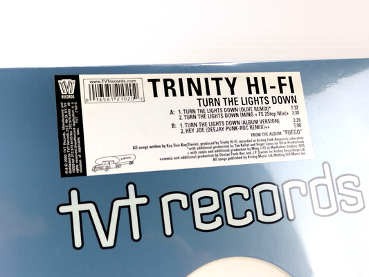 Trinity Hi-Fi - Turn The Lights Down - Sealed LP!