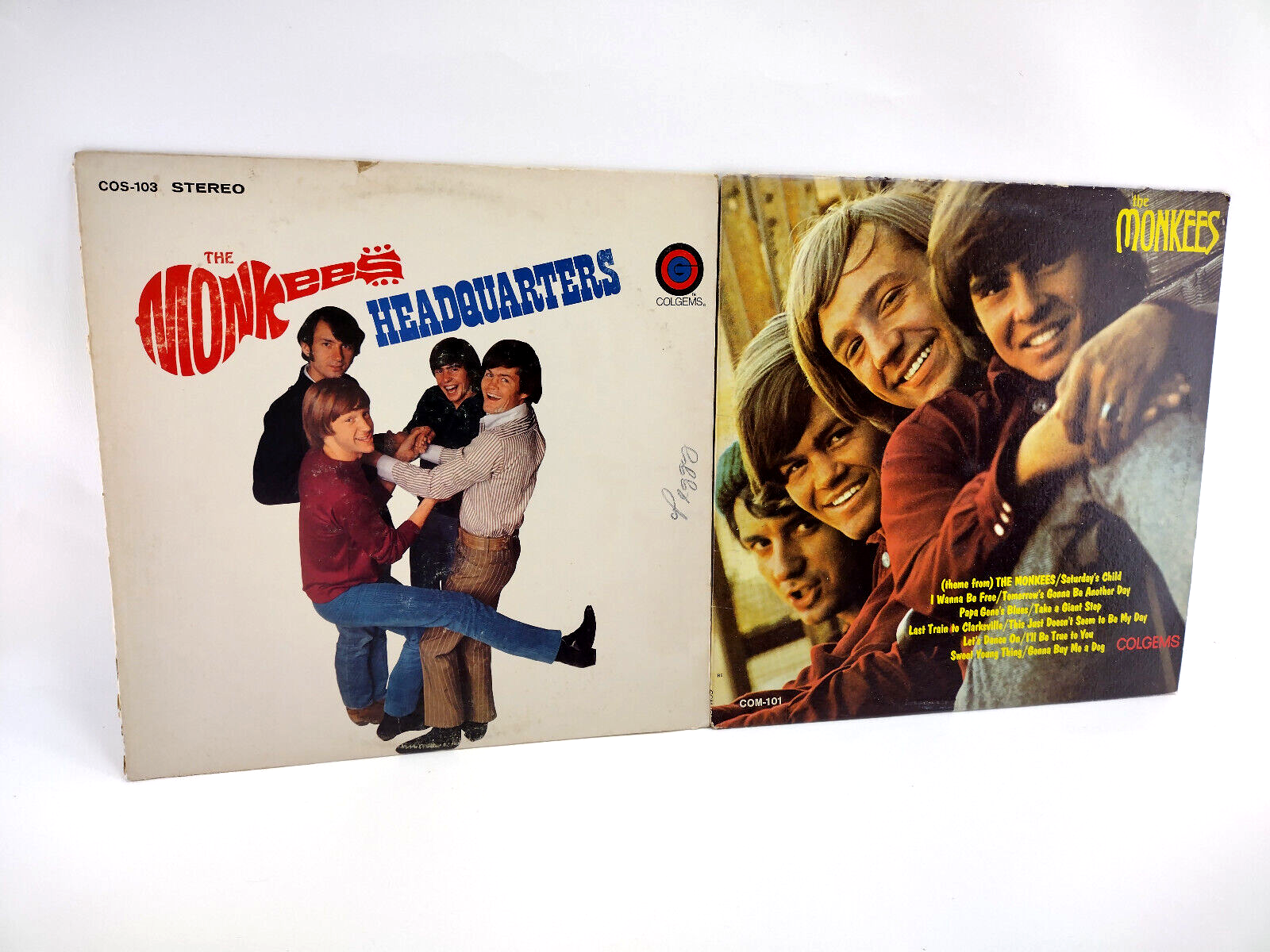 LOT OF 2 MONKEES LPs - The Monkees & Headquarters