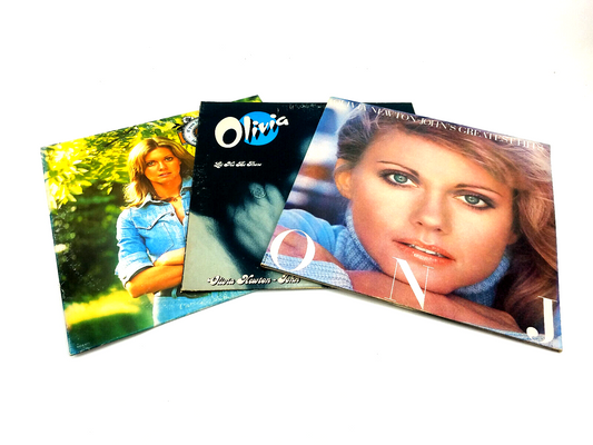 LOT OF 3 OLIVIA NEWTON-JOHN LPs