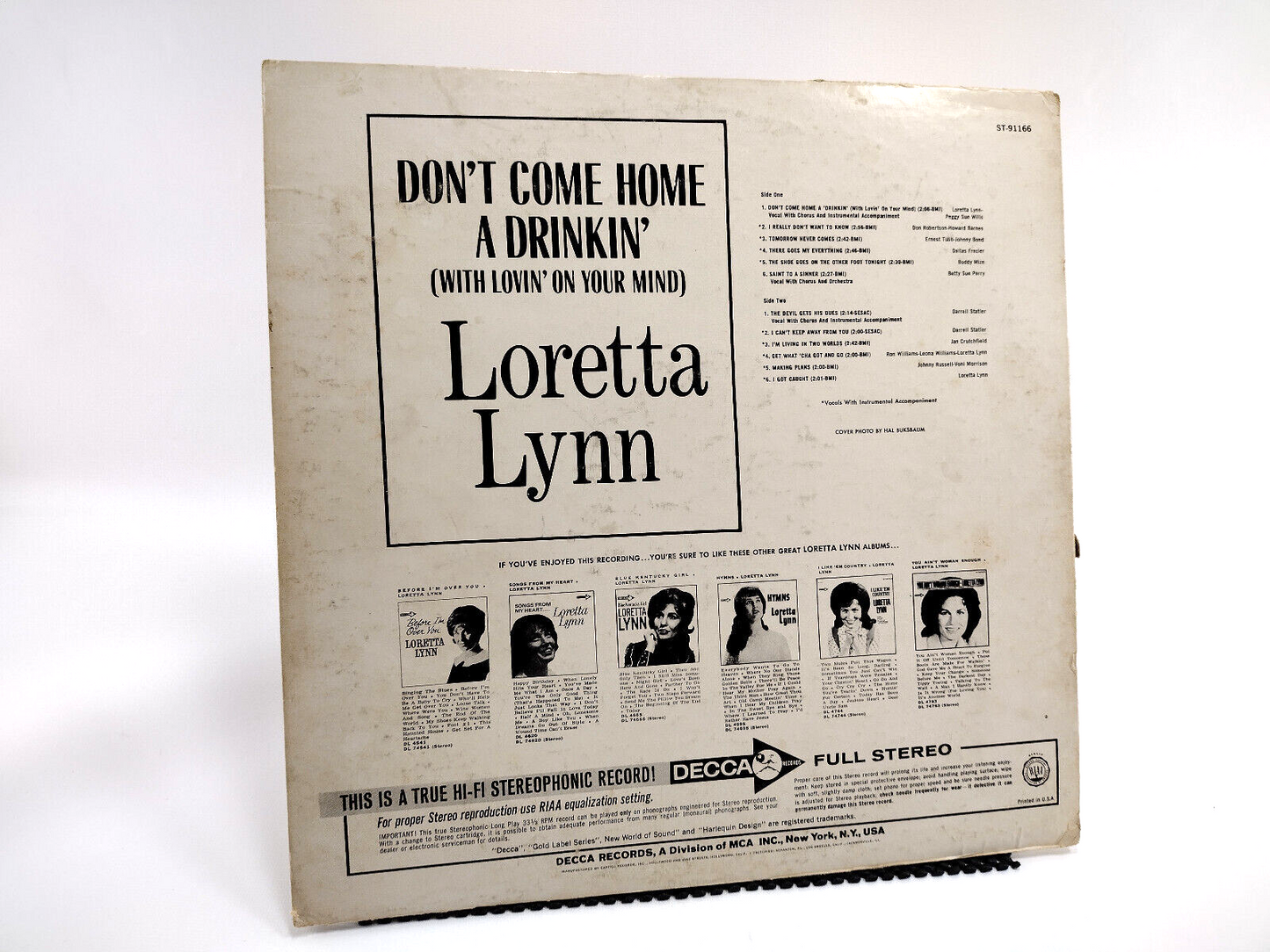 Loretta Lynn - Don't Come Home A Drinkin' (With Lovin' On Your Mind) LP
