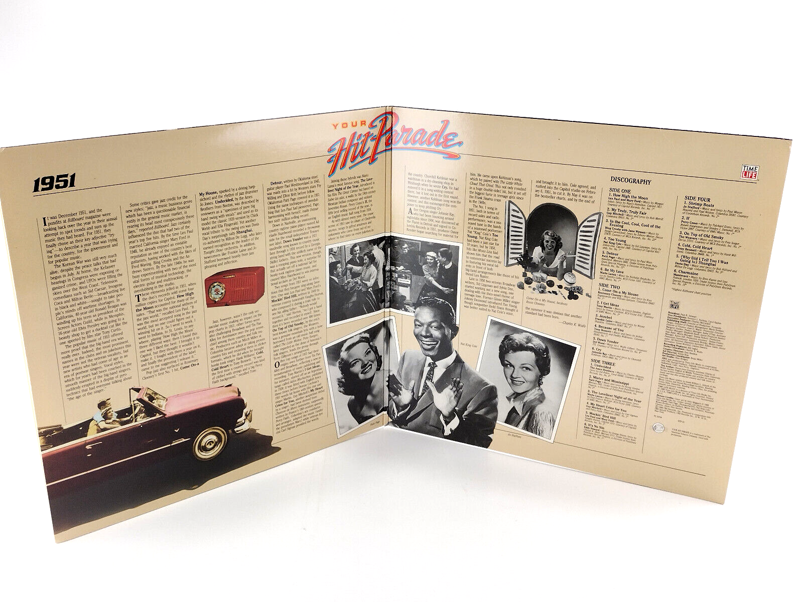 LOT OF 5 Your Hit Parade - Time, Life Music Vinyl, LPs 1948-1952