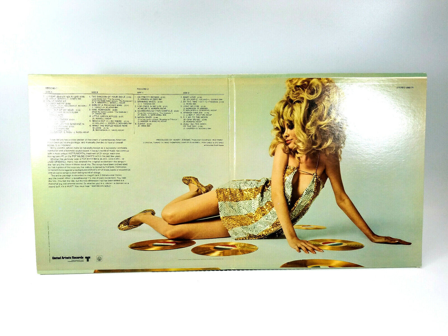 Henry Jerome - American Gold - SQB-93113 LP - VG+